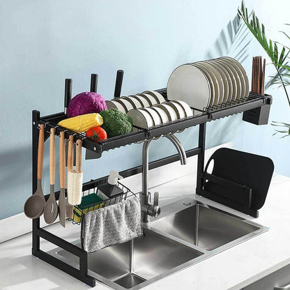 Space Saving Kitchen Sink Dish Holder Rack - Pexav