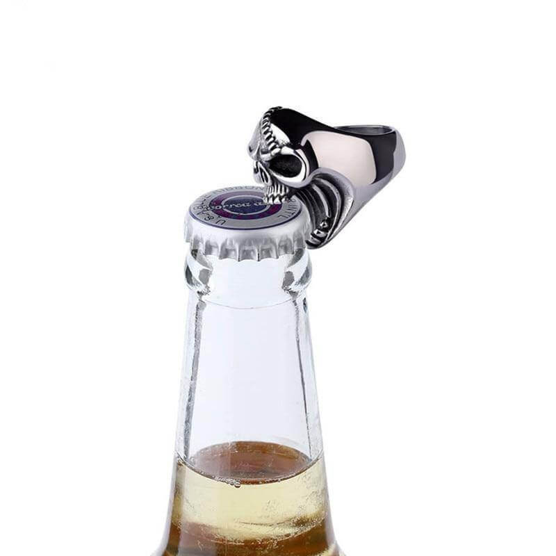 Trendy Skull Keychain Bottle Opener - Pexav