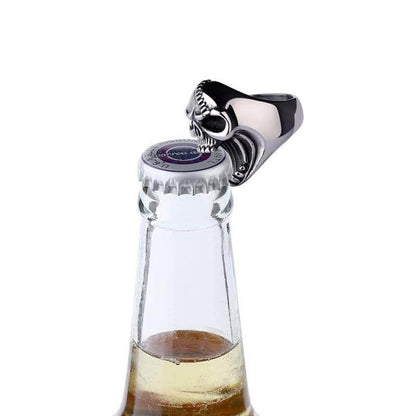 Trendy Skull Keychain Bottle Opener - Pexav