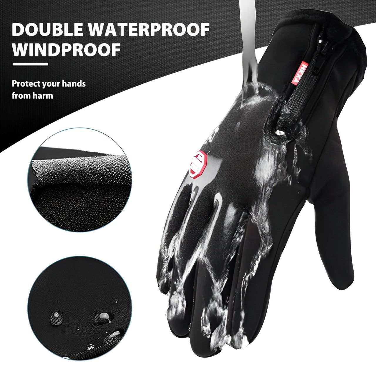 Warm Waterproof Ski Gloves