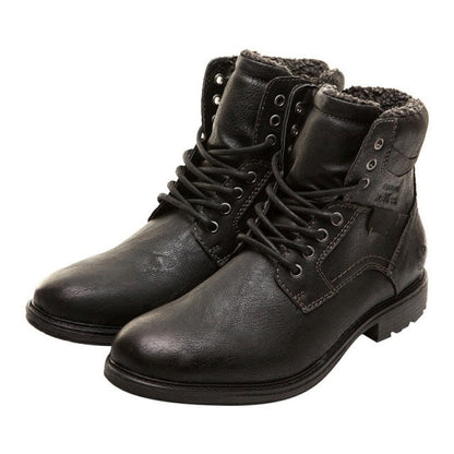 Classic Mens Leather Snow Boots