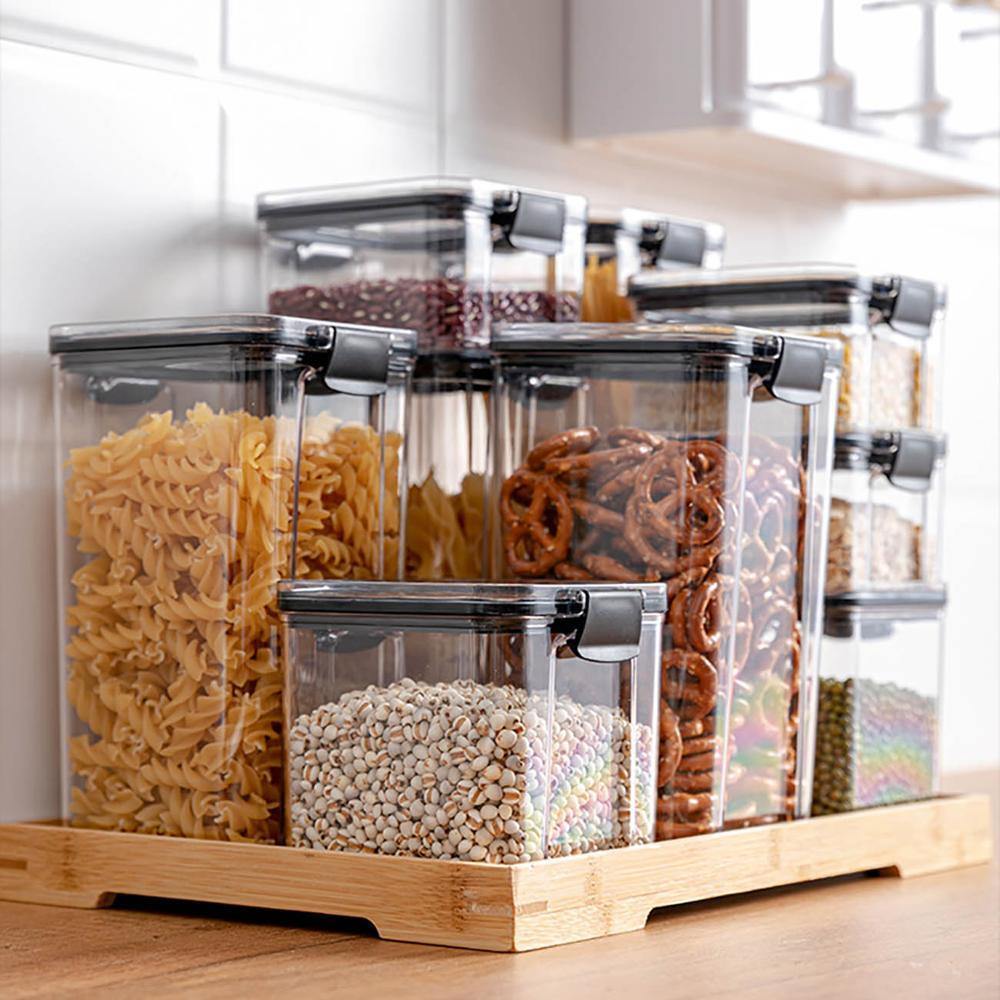 Clear Plastic Kitchen Storage Bin - Pexav