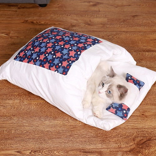 Cute Kitty Cozy Pet Bed