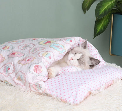 Cute Kitty Cozy Pet Bed