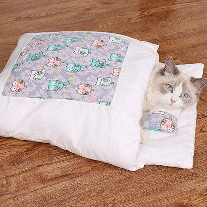Cute Kitty Cozy Pet Bed