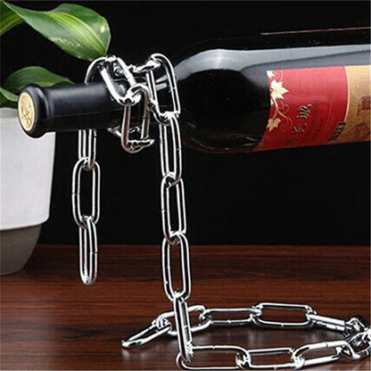 Wall Mount Modern Metal Wine Rack