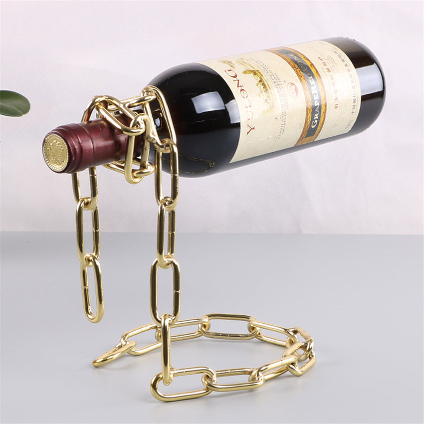 Wall Mount Modern Metal Wine Rack