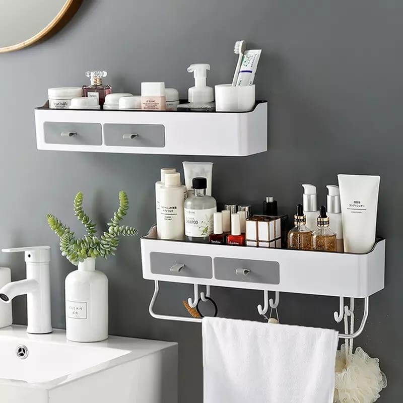 Space Saving Bathroom Storage Shelf - Pexav
