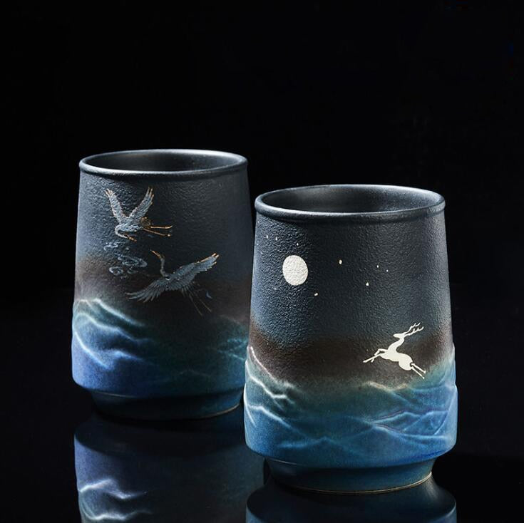 Colorful Hand Painted Coffee Mug - Pexav