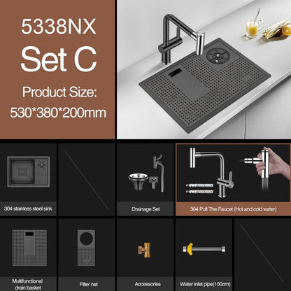 Sleek Modern Intelligent Kitchen Sink