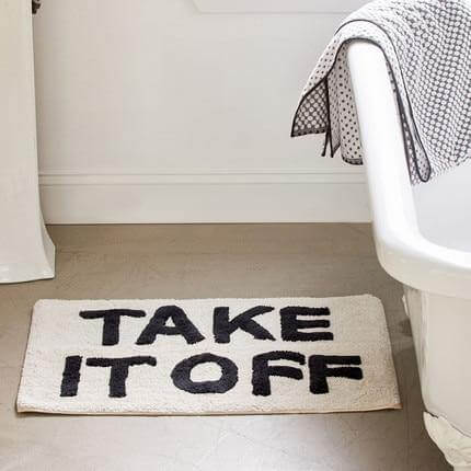 Humorous Bath Mat Floor Carpets - Pexav