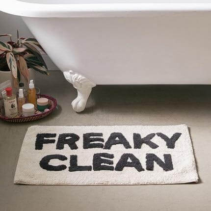 Humorous Bath Mat Floor Carpets