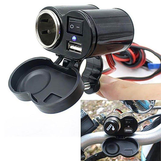 Waterproof Motorcycle USB Charger Outlet - Pexav