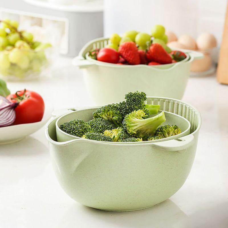 Practical 2-Tier Kitchen Sink Basket - Pexav