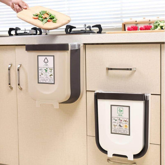 Space Saving Compact Kitchen Trash Bin - Pexav