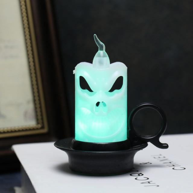 Spooky Pumpkin LED Halloween Candle Lamps