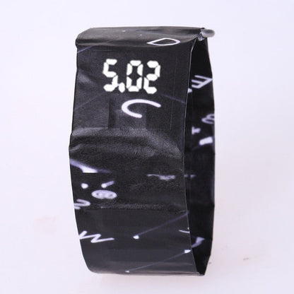 Waterproof LED Paper Wrist Watch