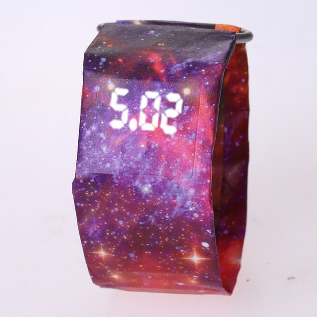 Waterproof LED Paper Wrist Watch