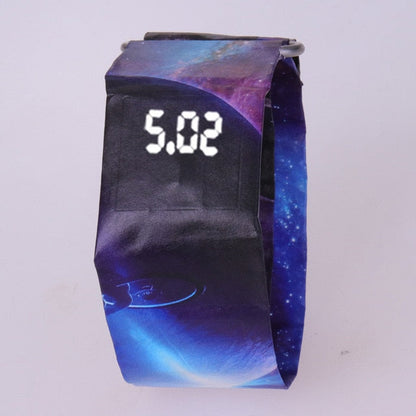 Waterproof LED Paper Wrist Watch
