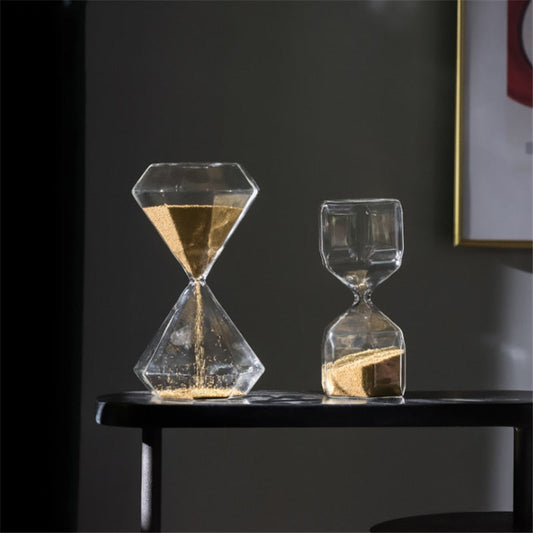 Unique Decorative Glass Hourglass - Pexav