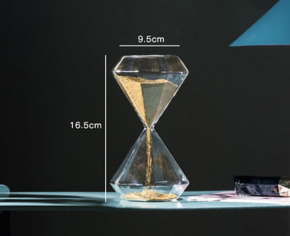 Unique Decorative Glass Hourglass
