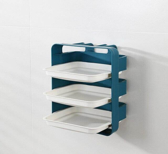 Foldable Compact Kitchen Storage Rack