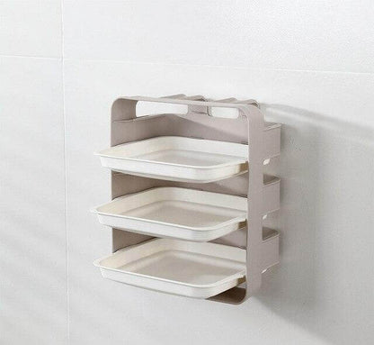 Foldable Compact Kitchen Storage Rack