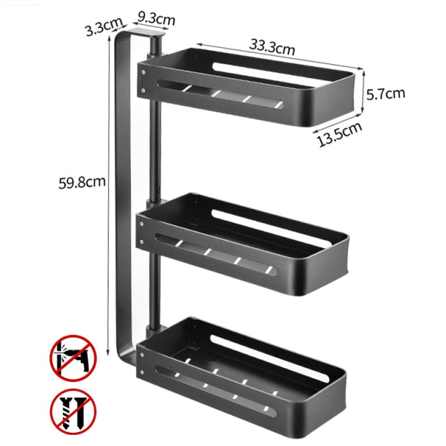 Space Saving 360 Spin Kitchen Storage Rack