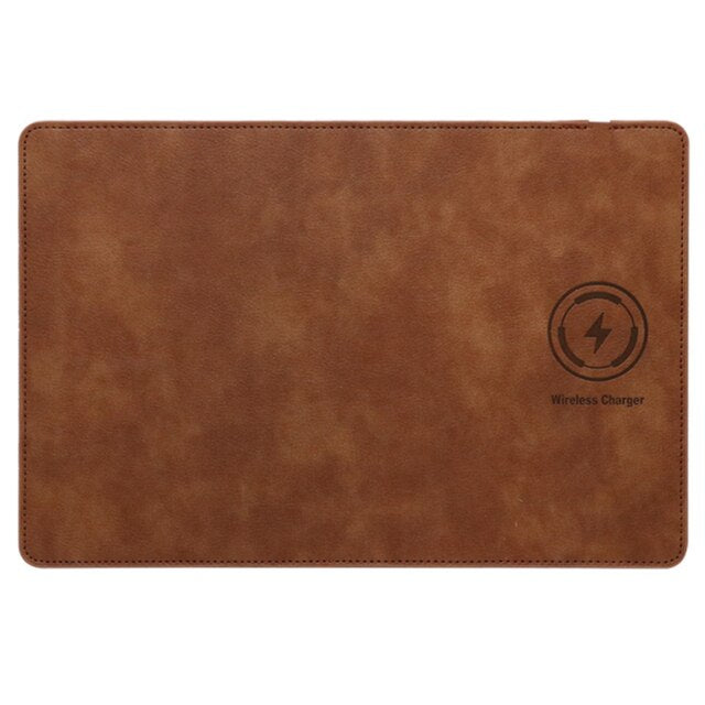 Wireless Charging Desk Mouse Pad