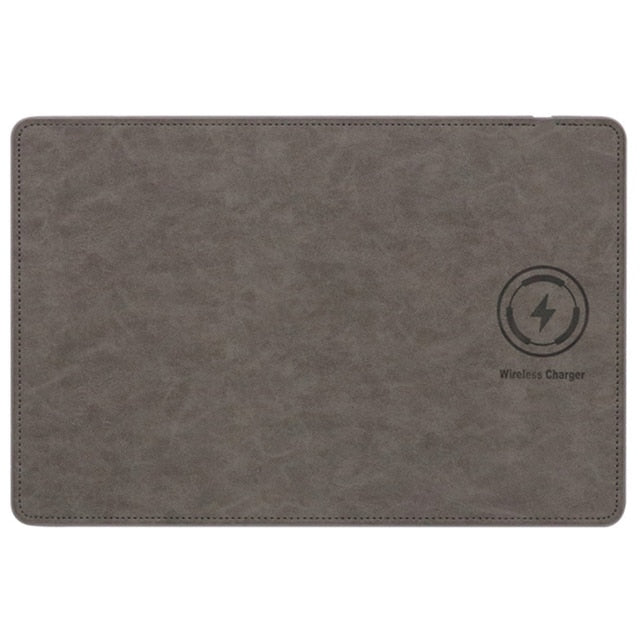 Wireless Charging Desk Mouse Pad