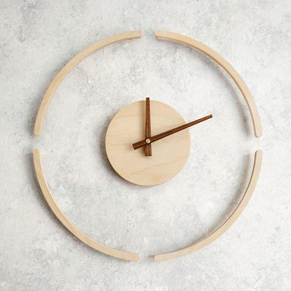 Unique Glass Hanging Wall Clock - Pexav