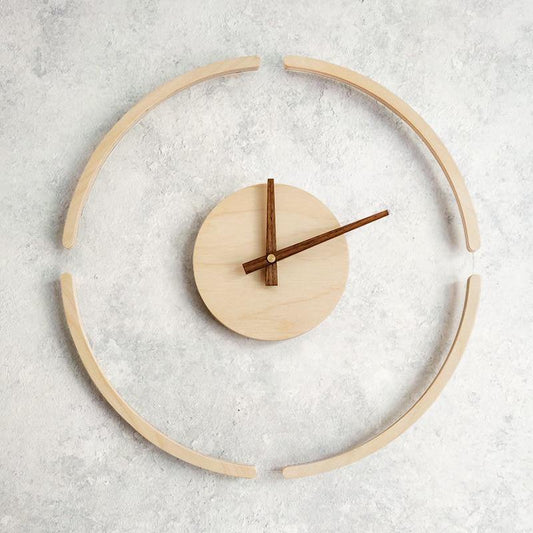 Unique Glass Hanging Wall Clock - Pexav