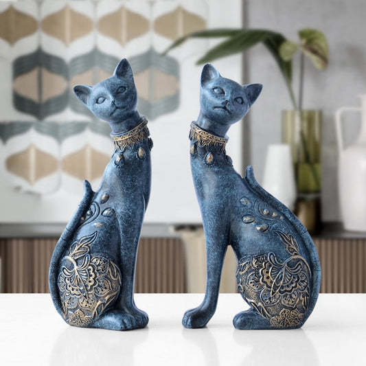 Adorable Mini Cat Decor Figurines - Pexav