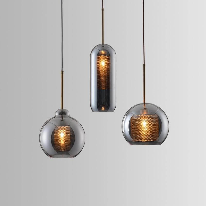Beautiful Hexagon Glass Pendant Lighting - Pexav