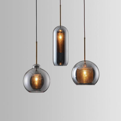 Beautiful Hexagon Glass Pendant Lighting - Pexav