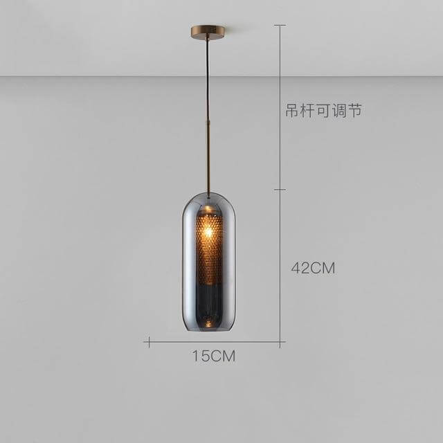 Beautiful Hexagon Glass Pendant Lighting