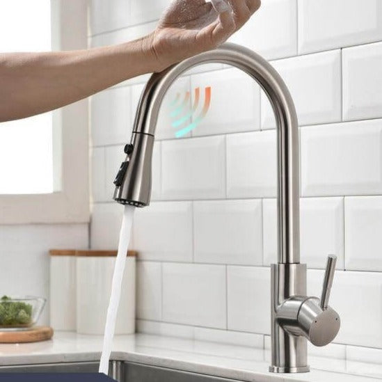 Easy Touch Sensor Kitchen Faucet