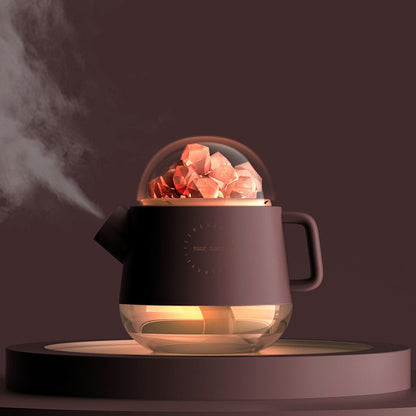 Stylish Teapot Cool Mist Table Lamp - Pexav