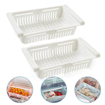 Sliding Kitchen Fridge Organizer Drawer