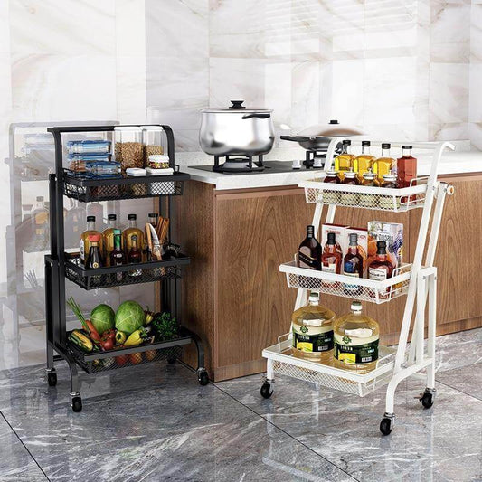 Compact Collapsible Kitchen Shelf Organizer - Pexav