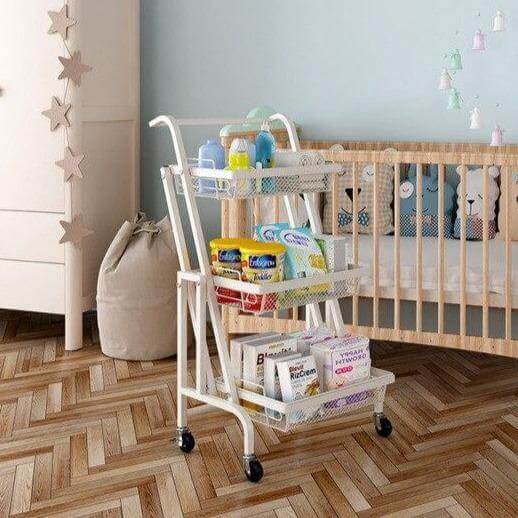 Compact Collapsible Kitchen Shelf Organizer