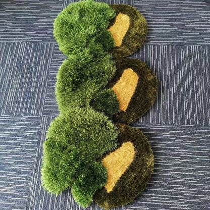 Natural Fiber Green Indoor Rug - Pexav