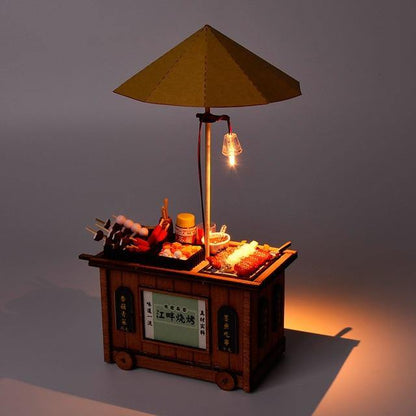 Handcrafted Wooden Asian Style Home Decor Model
