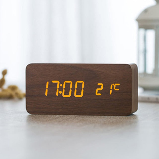 Smart LED Voice Controlled Wake Up Clock