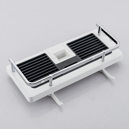 Adjustable Chrome Shower Storage Rack