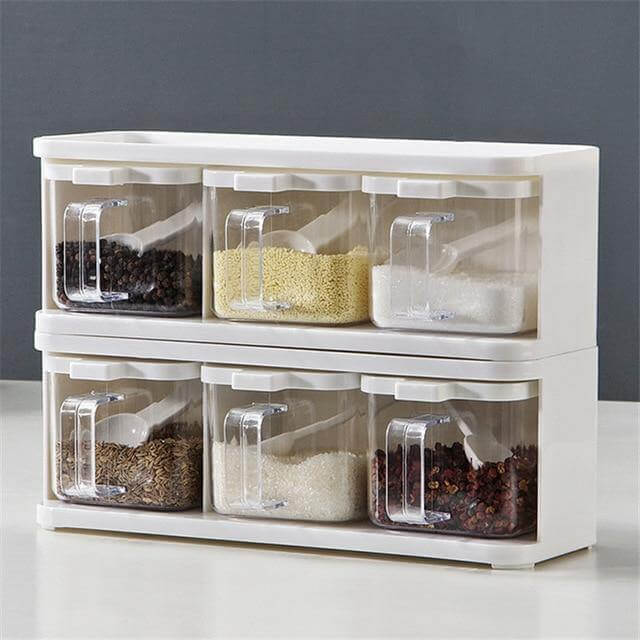 Spice Rack Storage Box Kitchen Organizer