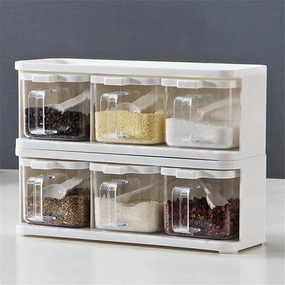 Spice Rack Storage Box Kitchen Organizer