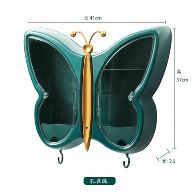 Space-Saving Bathroom Cosmetic Shelf