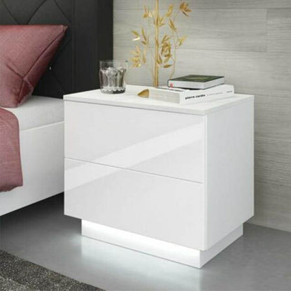 Stylish LED Bedside Table Lamp with Storage