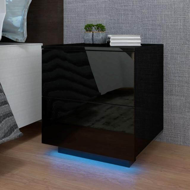 Stylish LED Bedside Table Lamp with Storage